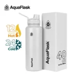 AquaFlask (14oz/ 18oz/ 22oz/ 32oz/ 40oz) AQUA FLASK Wide mouth Vacuum Insulated Stainless Steel Drinking Water Bottle